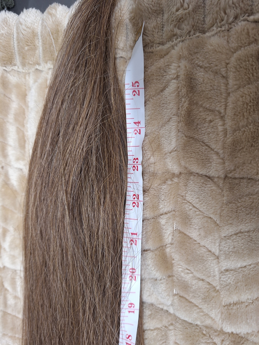 Natural Brown Women’s Clip-In Hair Extension - Soft Long Straight - Picture 4 of 4